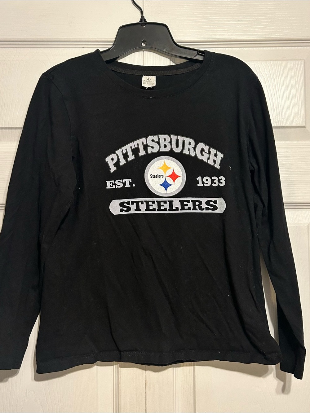 Pittsburgh Steelers Black Long Sleeve Tee